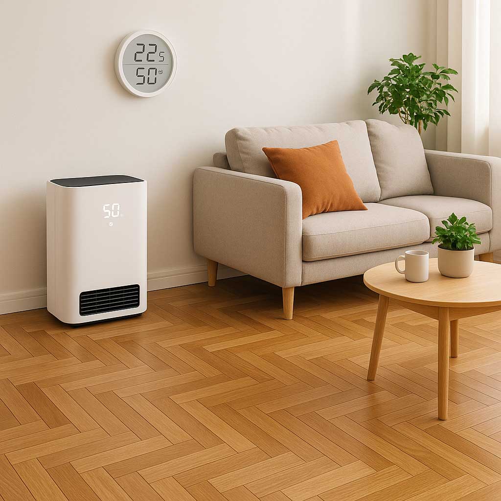 kiểm soát độ ẩm và nhiệt độ trong nhà