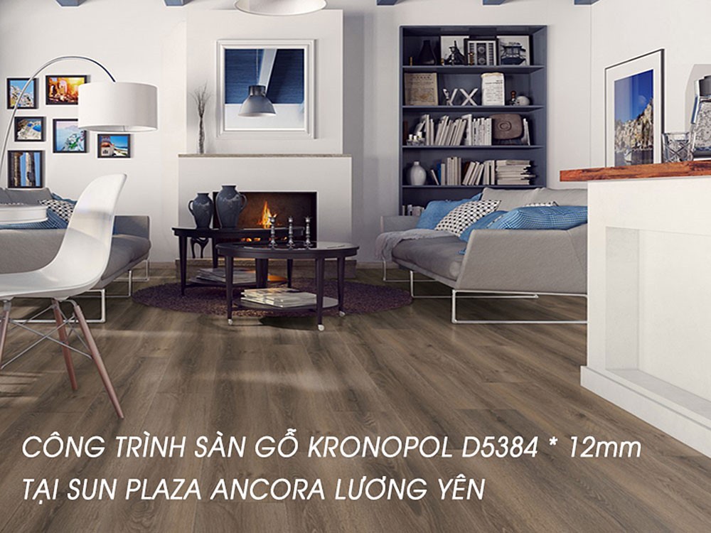 Công trình sàn gỗ Kronopol D5384 – 12mm tại Sun Plaza Ancora Lương Yên